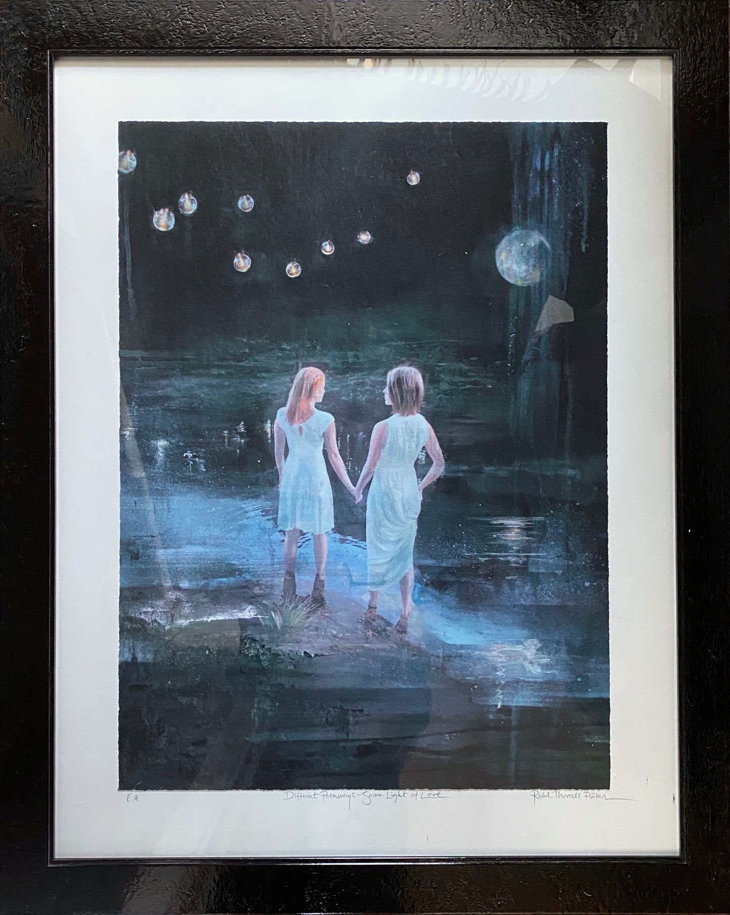 "Different pathways - Same light of Love", str 81x101 cm