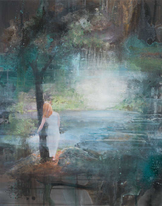 Giclèetrykk: "Light through Wilderness", str 54x68 cm