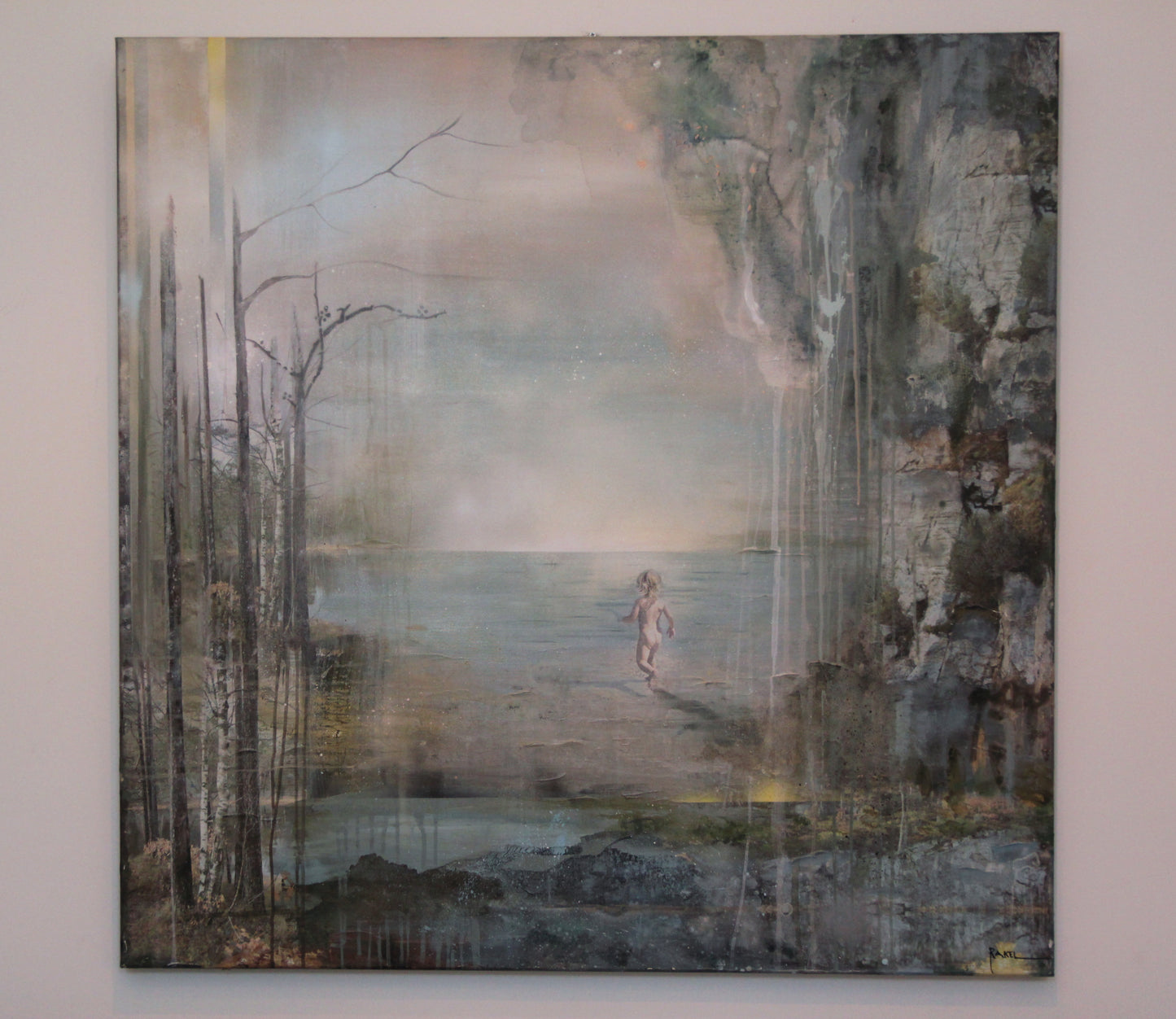 Originalmaleri: "Authenticity", str. 120x120 cm