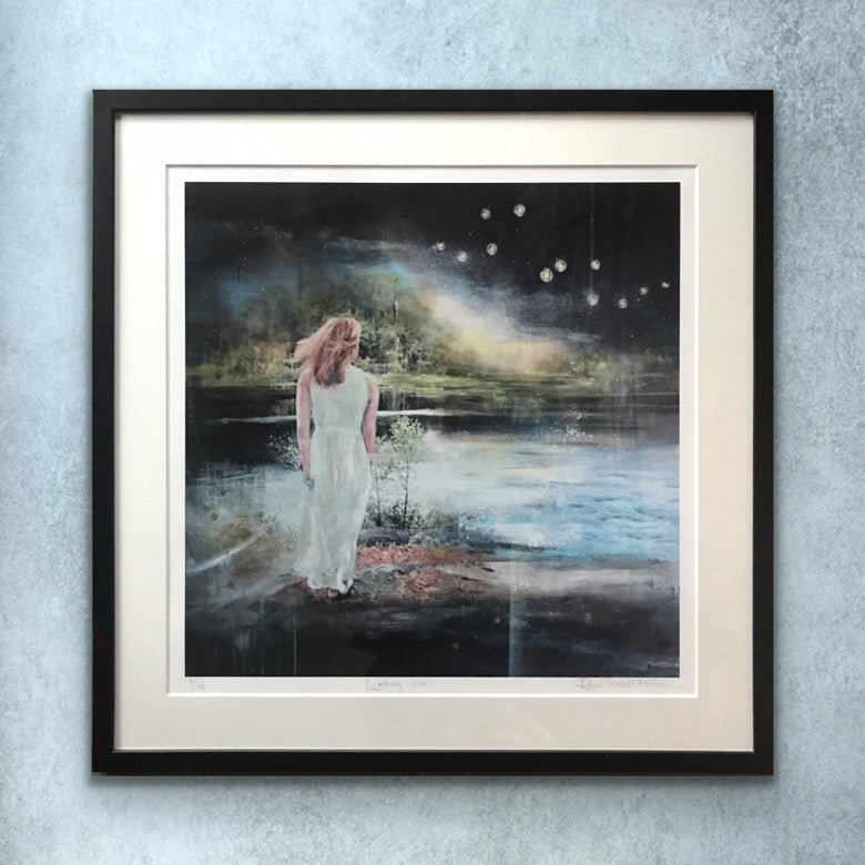 Giclèetrykk: "Letting Go", 46x46 cm