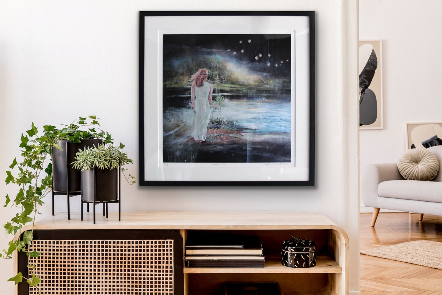 Giclèetrykk: "Letting Go", 46x46 cm