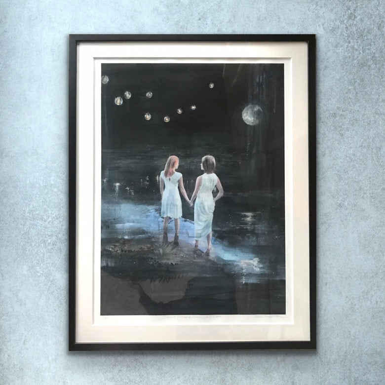 Giclèetrykk: "Different pathways - Same light of Love", str 74x54 cm