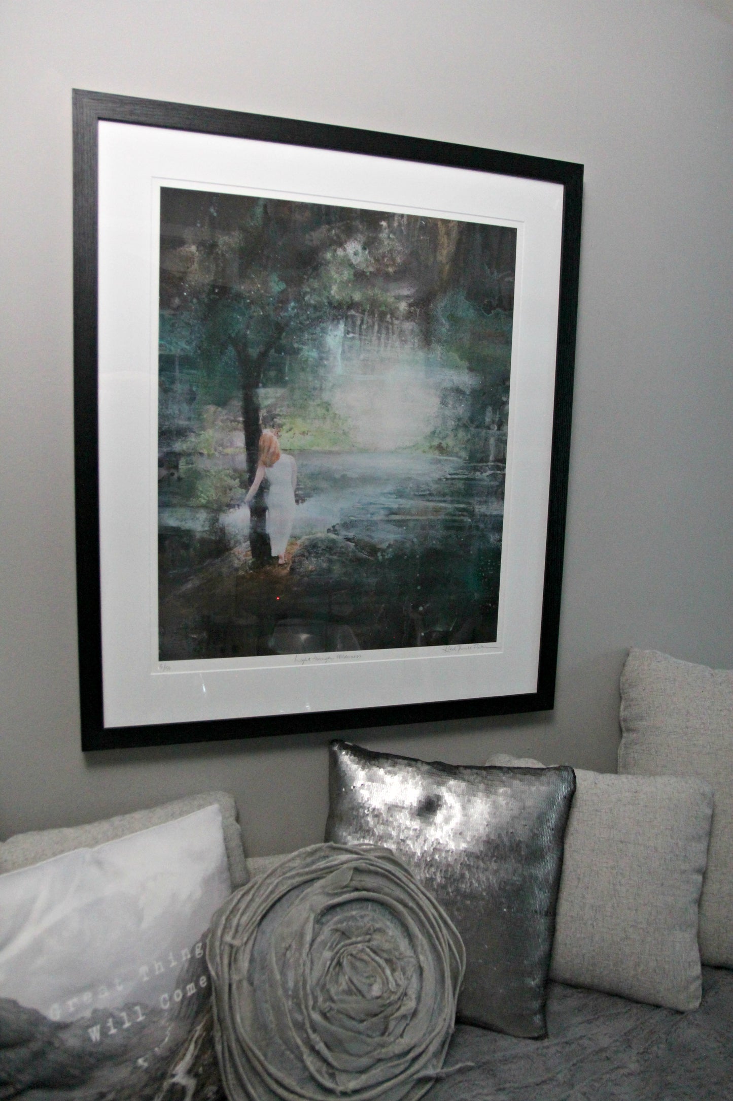 "Light through Wilderness", str 73x93 cm