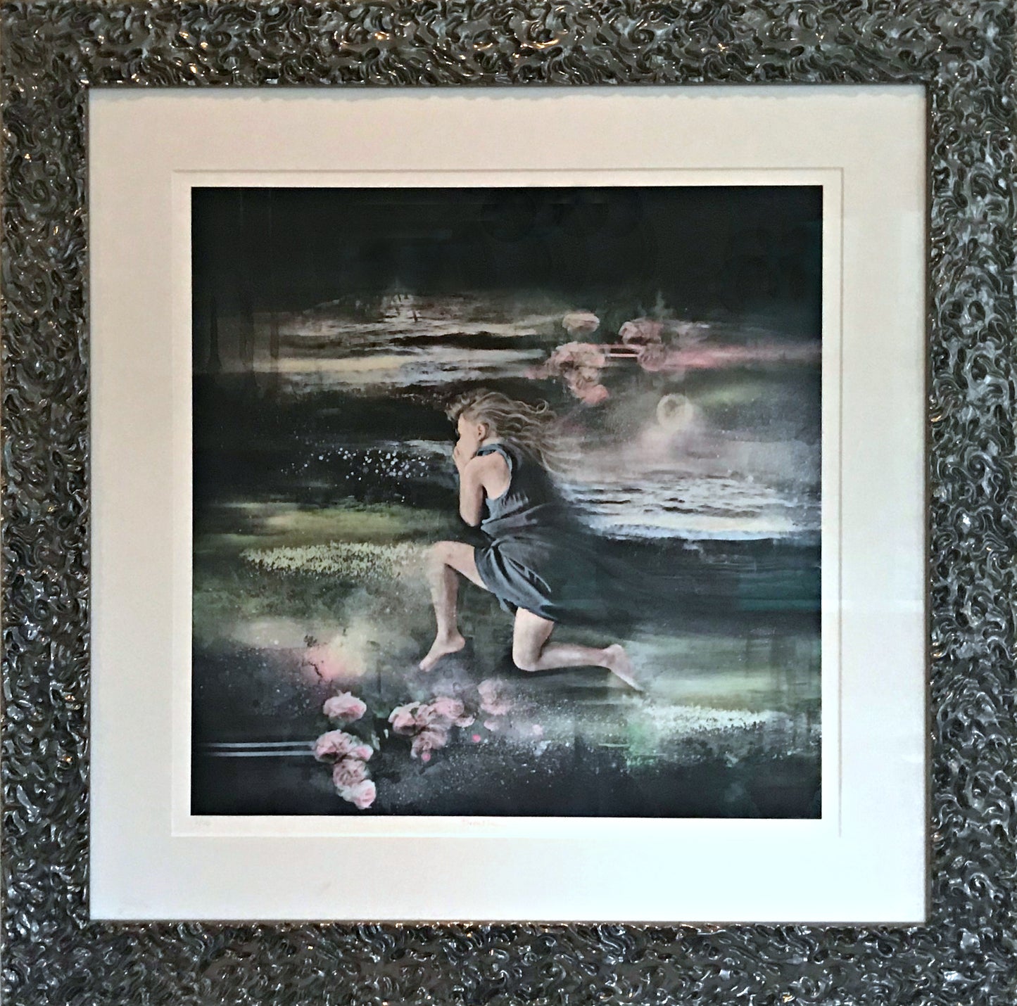 Giclèetrykk: "Breath", 57x57 cm