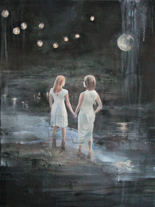 Giclèetrykk: "Different pathways - Same light of Love", str 74x54 cm