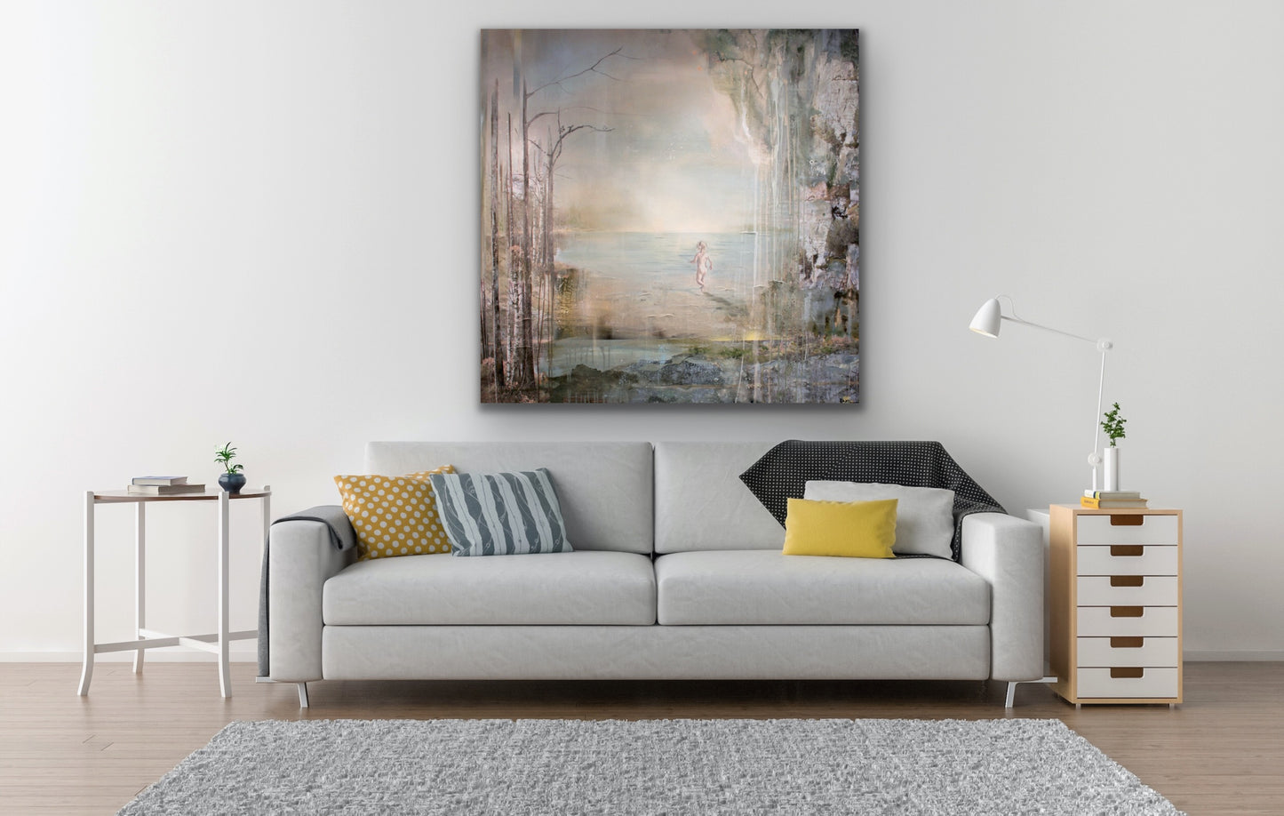 Originalmaleri: "Authenticity", str. 120x120 cm
