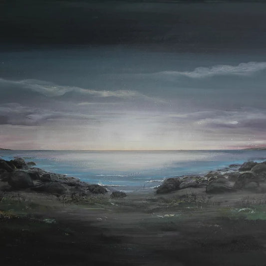 Giclèetrykk: "Evening Light of Peace", 55x35 cm